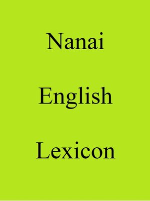 cover image of Nanai English Lexicon